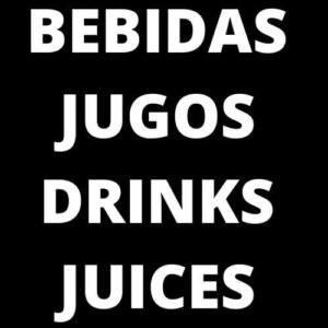 Bebidas y jugos/Drinks & Juices